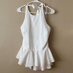Free People Peplum Halter
